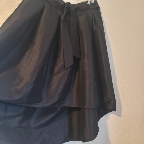 BEST CODY Women's Skirt Black Size 3XL Dip-Hem High-Low A-Line - Picture 4 of 10